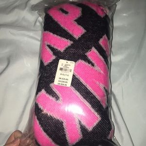 Oversized pink scarf